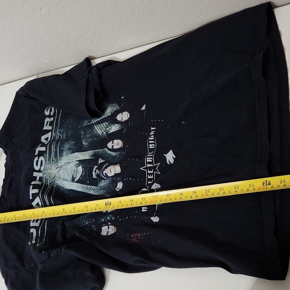 Death Stars men shiet night electric night black tshirt see meaurments for fit - Picture 4 of 6